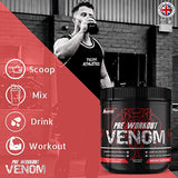 Pre Workout Venom 'Cotton Candy' - The No1 Pump Pre Workout Supplement by Freak Athletics - Elite Level Pre Workout Supplement - Pre Workout Powder Made in The UK - Available in Cotton Candy - FitnSupport