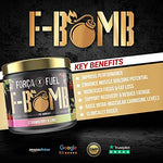 Pre Workout | Build Muscle | Burn Fat | Increase Strength and Performance | Enhance Focus | Reduce Fatigue | 250mg Caffeine | 6,000mg L-Citrulline | 3,500mg Beta-Alanine | ForÃ§a Fuel F-Bomb - FitnSupport