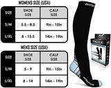 Physix Gear Compression Socks for Men & Women (20-30 mmHg) Best Graduated Athletic Fit for Running, Nurses, Shin Splints, Flight Travel & Maternity Pregnancy - Boost Stamina, Circulation & Recovery: Sports & Outdoors - FitnSupport