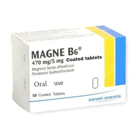 MAGNE B6,  48 mg/5 mg.  50 coated tablets - FitnSupport
