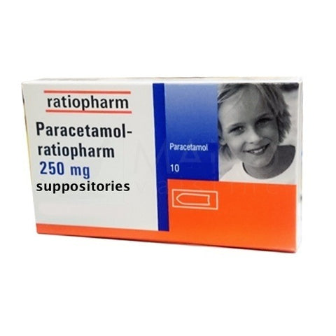 PARACETAMOL ratiopharm 125 mg Infant Suppositories N10