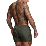 Men Briefs Beach Shorts With Zipper & Pockets - FitnSupport
