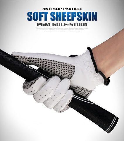 Golf Gloves Left Right Hand Soft Breathable Pure Sheepskin With Anti-slip Granules Golf Gloves Golf Men - FitnSupport