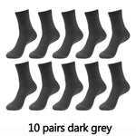 10 Pairs High Quality Bamboo Fiber Men's Socks Size EUR 38-46 - FitnSupport