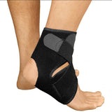 Ankle Support Gym Running Protection Black Foot Bandage - FitnSupport