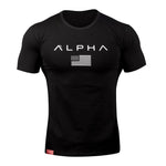 Men Short Sleeve Running T-shirt - FitnSupport