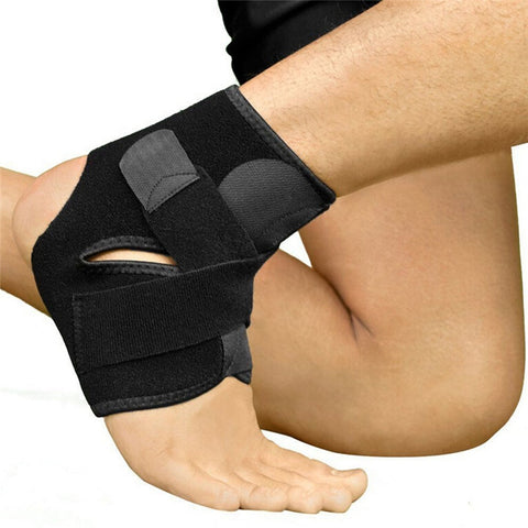 Ankle Support Gym Running Protection Black Foot Bandage - FitnSupport