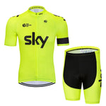 Bike Jersey Summer Short Sleeve SKY Men's Cycling - FitnSupport