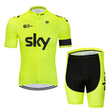 Bike Jersey Summer Short Sleeve SKY Men's Cycling - FitnSupport