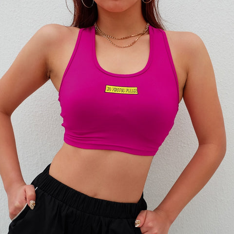 Sleeveless Yoga Shirt For Woman - FitnSupport