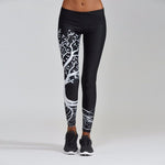 Women Yoga Pants Printed - FitnSupport