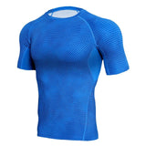 2 Pieces Short Sleeves Thermal Underwear Men Sport - FitnSupport