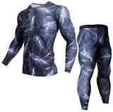 Mens Sport Shirts  2 Piece Gym Clothing - FitnSupport