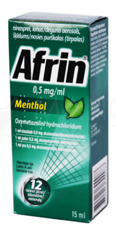 Afrin® Menthol 0.5oz (15mL) - FitnSupport